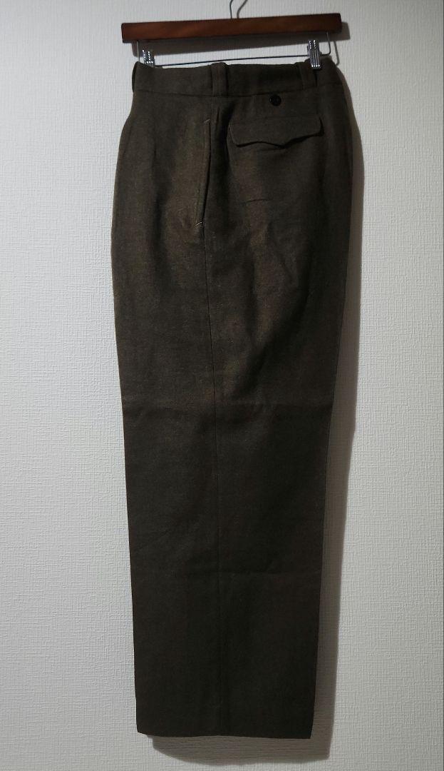 【希少】Dead stock フランス軍 M-52 ワンタックウールトラウザーズ
