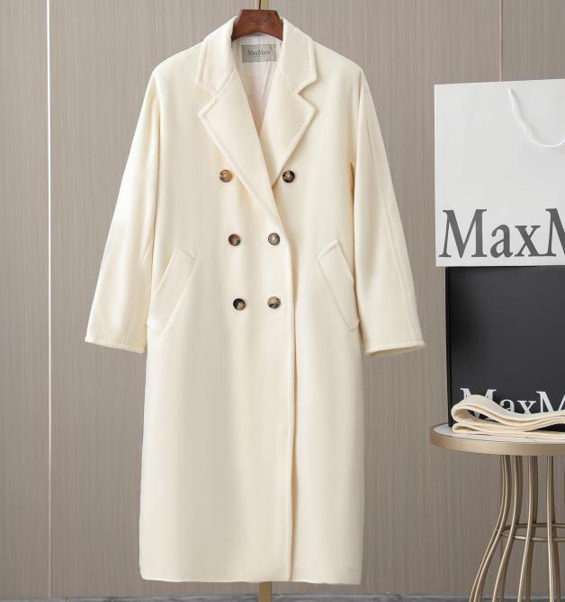 美品 MAX MARA 101801 アイコンコート ホワイト