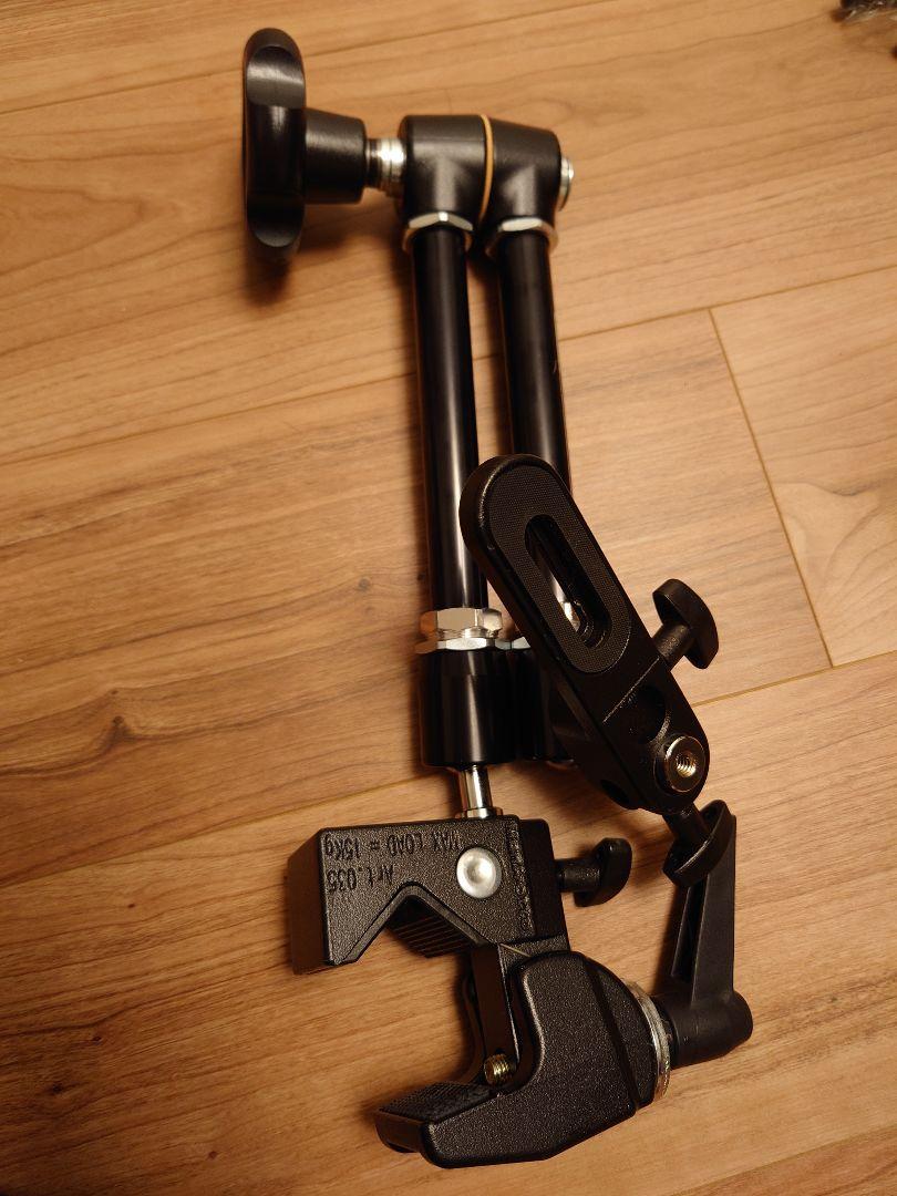 Manfrotto アーム 244N + クランプ 035 +カメラブラケットカメラアクセサリー