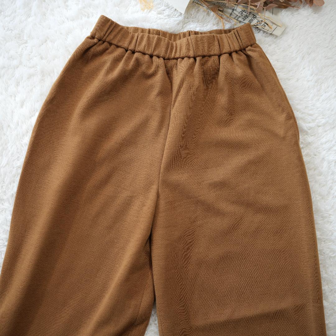 半額 50％OFFの通販 極美品】Yves Saint キャメル ウールイージーパンツ Laurent パンツ