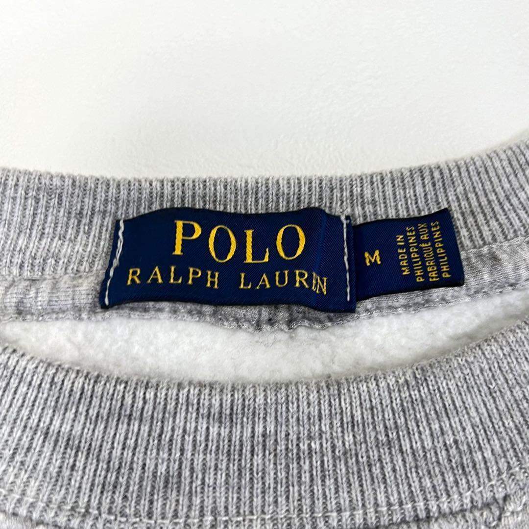 POLO ラルフローレン スウェット トレーナー ポロベア スーツ グレー M