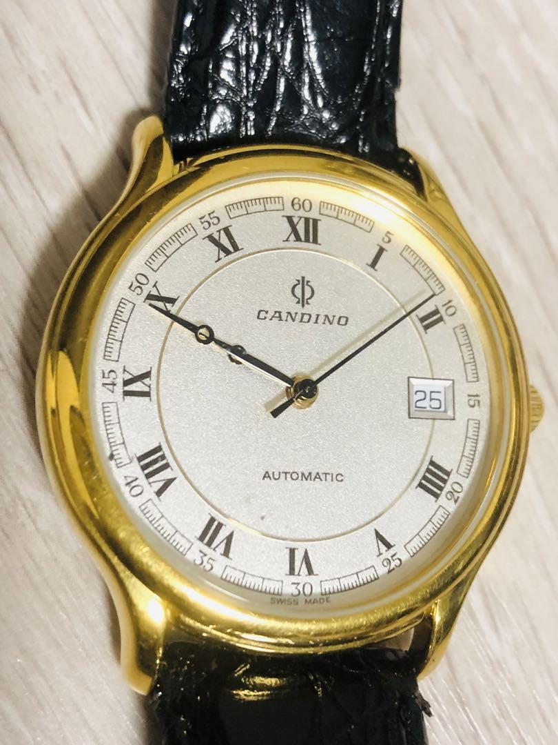 CANDINO 腕時計 自動巻き swiss 25Jewels デイト