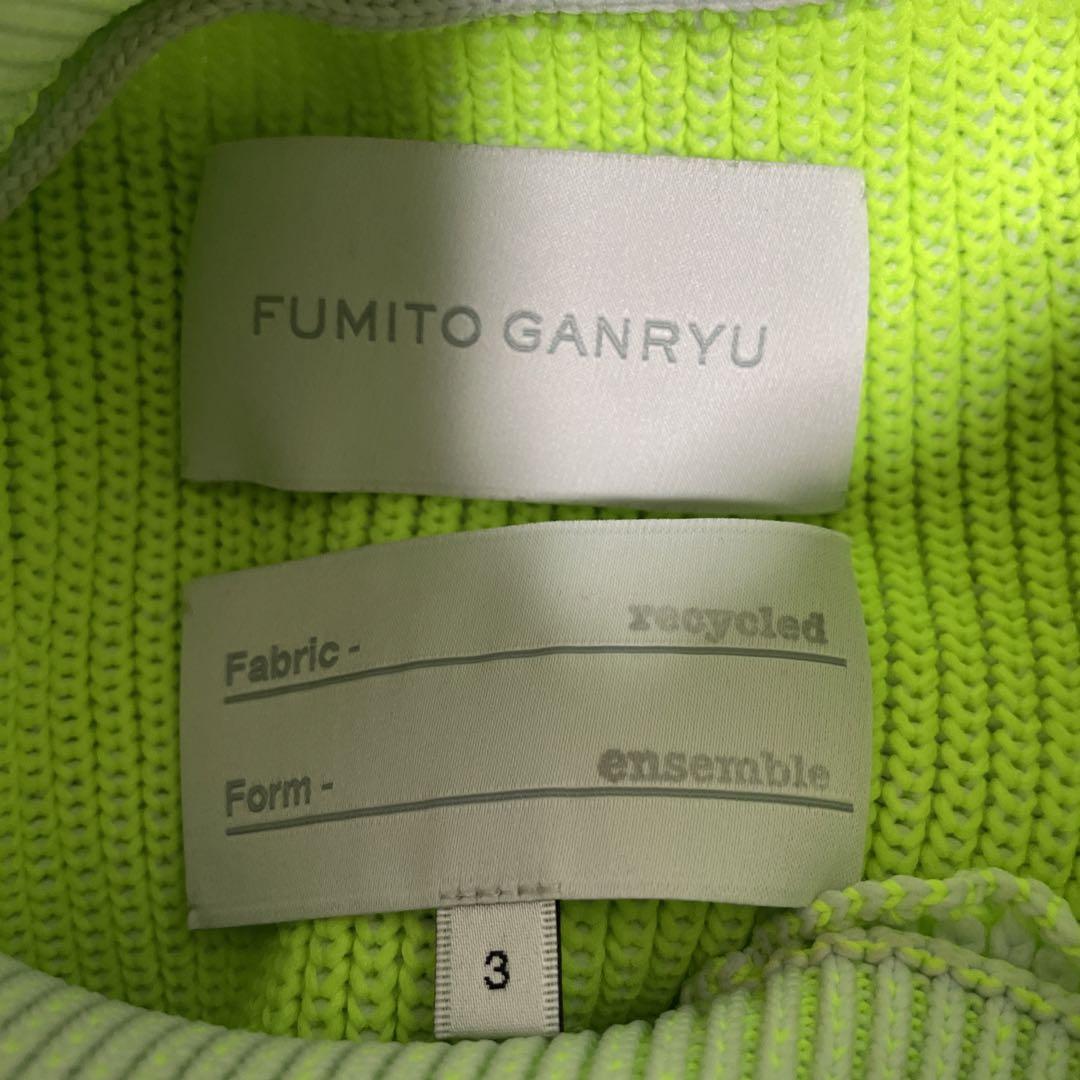FUMITO GANRYU ハイネックノースリーブニット