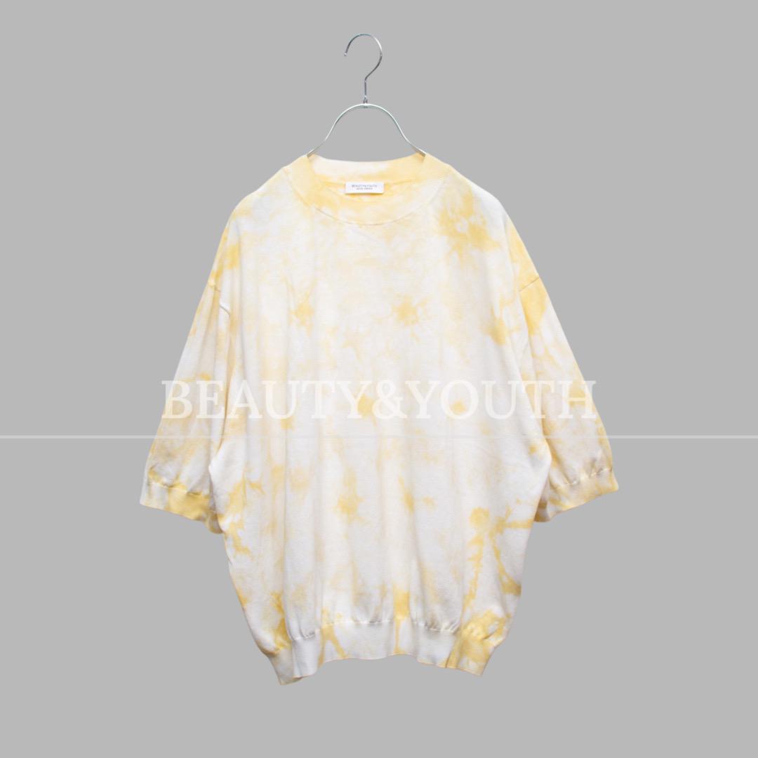 BEAUTY&YOUTH｜タイダイ染め半袖Tシャツ