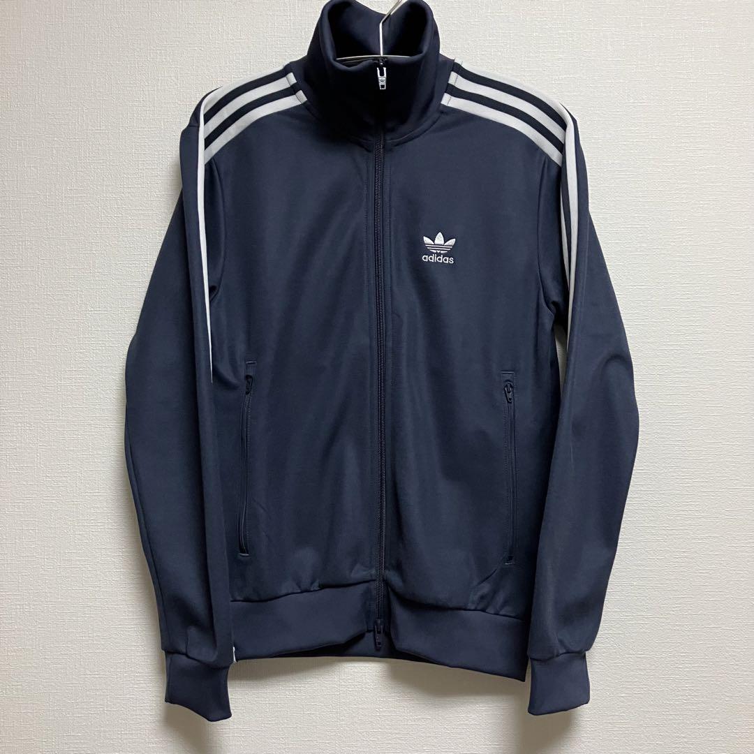 【大人気】adidas トラックジャケット ネイビー ベッケンバウアー 古着