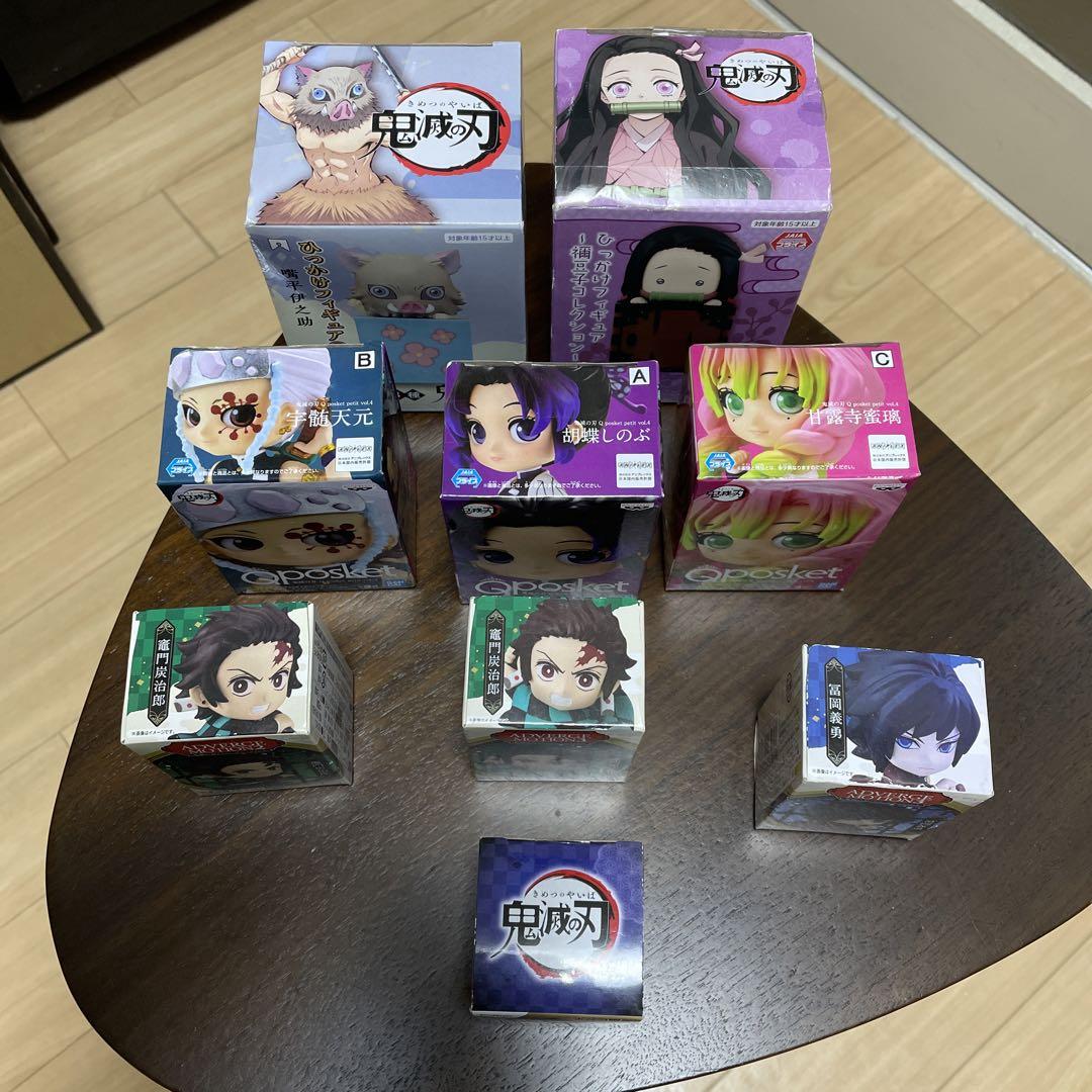 【未開封】　鬼滅の刃　フィギュア　9点セット 鬼滅の刃 - 【新品未開封】鬼滅の刃 フィギュア まとめ売り9点