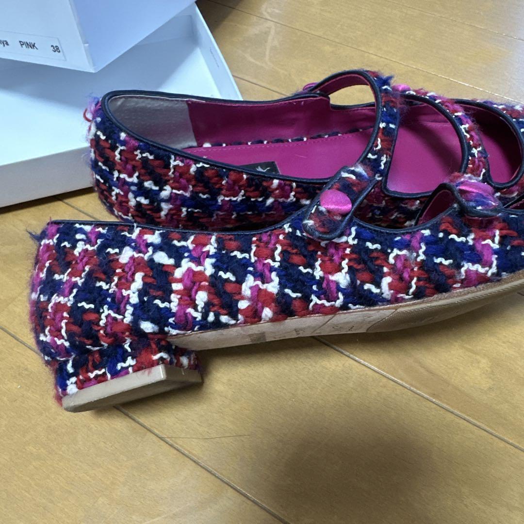 TSURU フラットシューズ Ananya/PINK