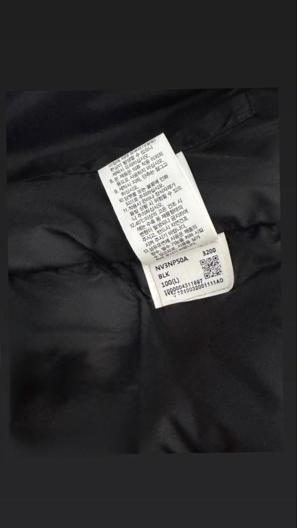 THE NORTH FACE ブラック ダウンベスト L