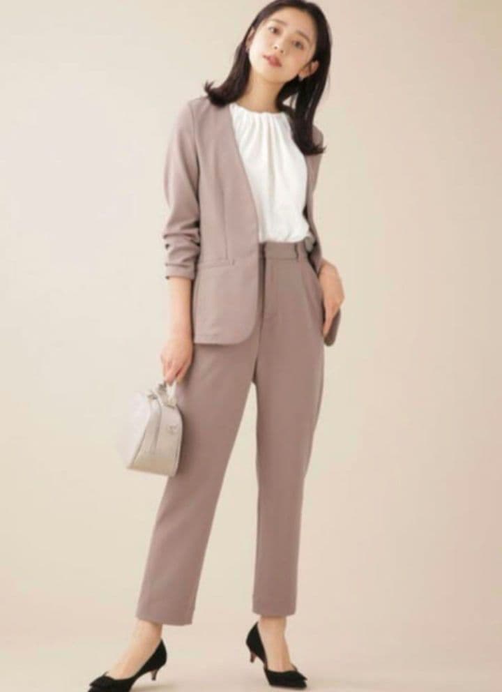 史上最も激安】 ナノユニバース カットジョーゼット パンツ