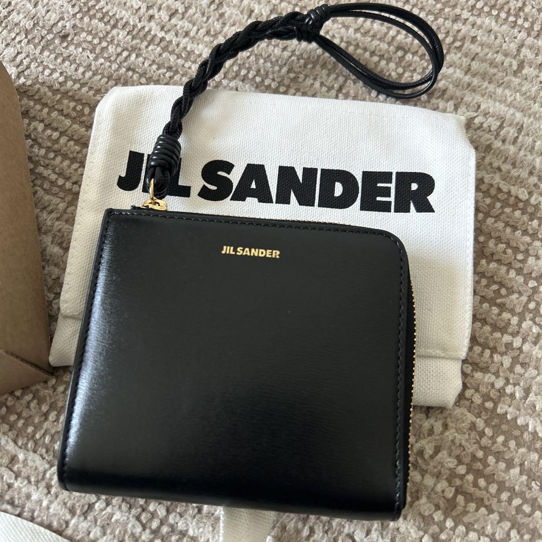 JIL SANDER CREDIT CARD PURSE 財布　ブラック