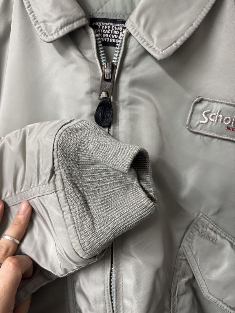 Schott フライトジャケット グレー A-46