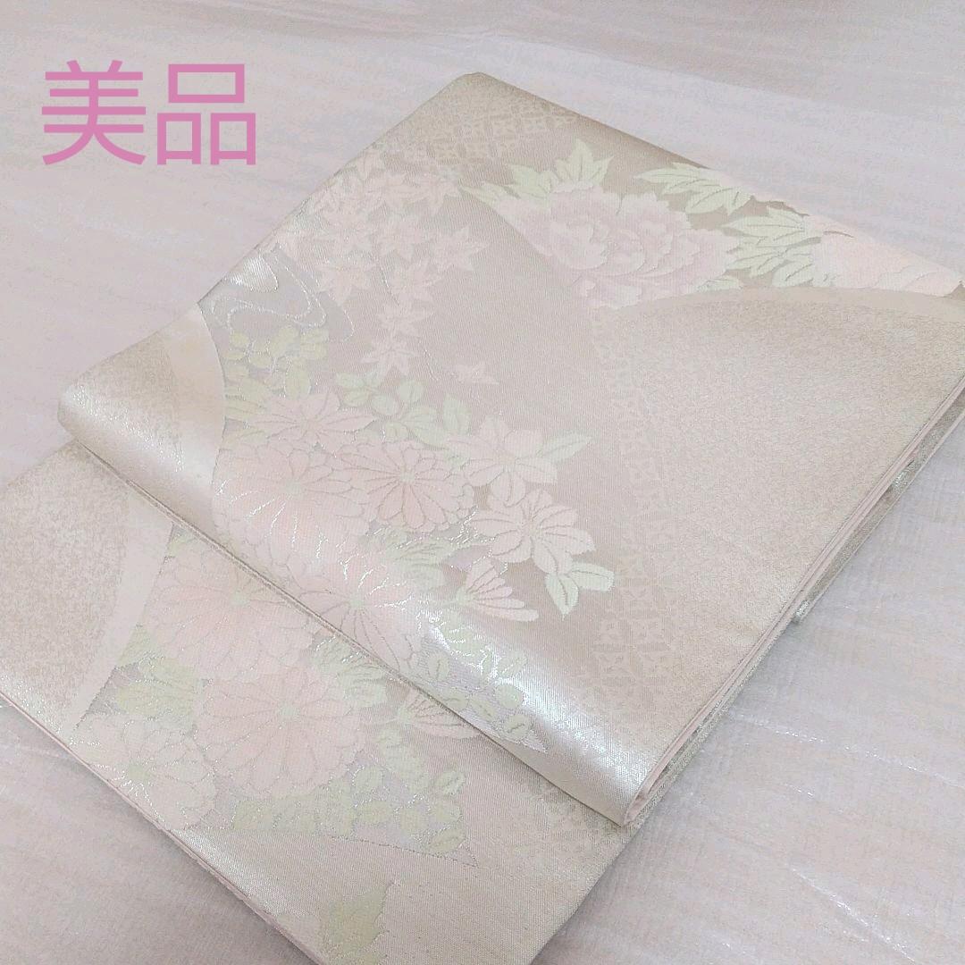 日本製新品 訪問着 金彩銀彩 ぼかし染 GRQO7-m61331794892 ペールピンク 花鳥文 超激得格安