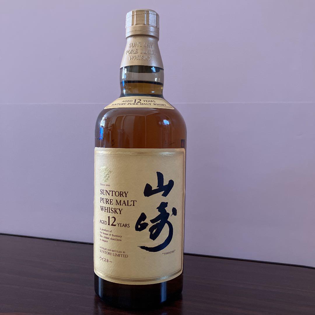 ブラウン系人気ブランドの ☆お値下げ中☆サントリー 山崎12年 ピュア 在庫限品 山崎 12年 ピュアモルト 750ml ウイスキー