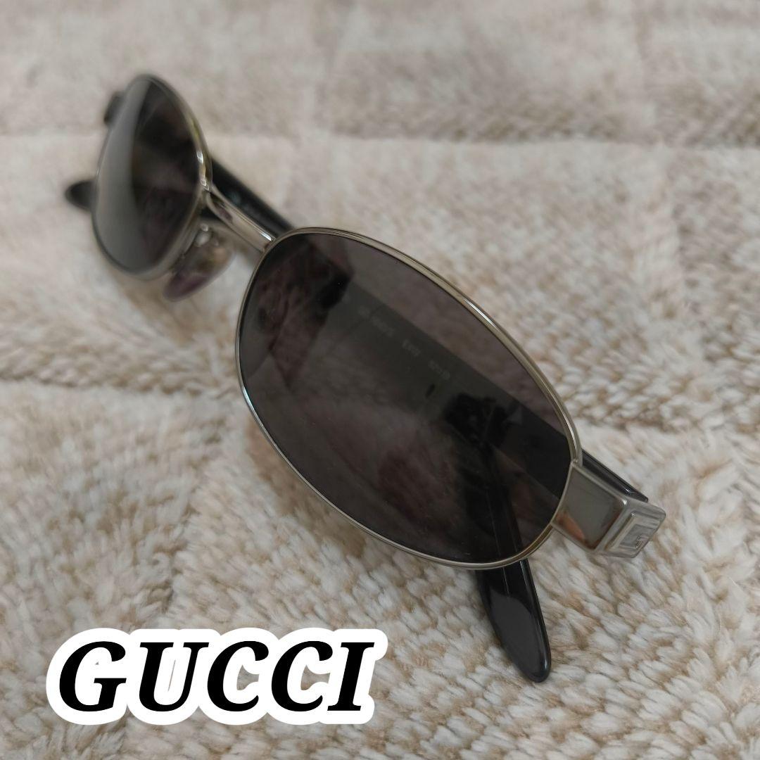 【美品】GUCCI サングラス GG 1640/S シルバー
