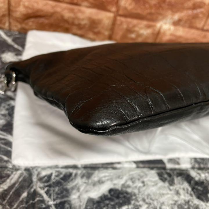 美品 JIMMY CHOO クロコ型押し クラッチバッグ ジミーチュウ - rehda.com