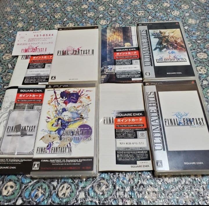 PSP ファイナルファンタジー シリーズ 8本セット (新品購入品)