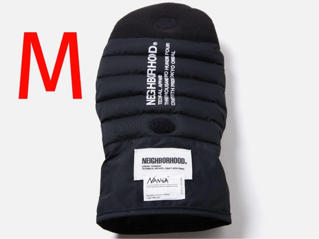 NEIGHBORHOOD x NANGA Down Gloves Black