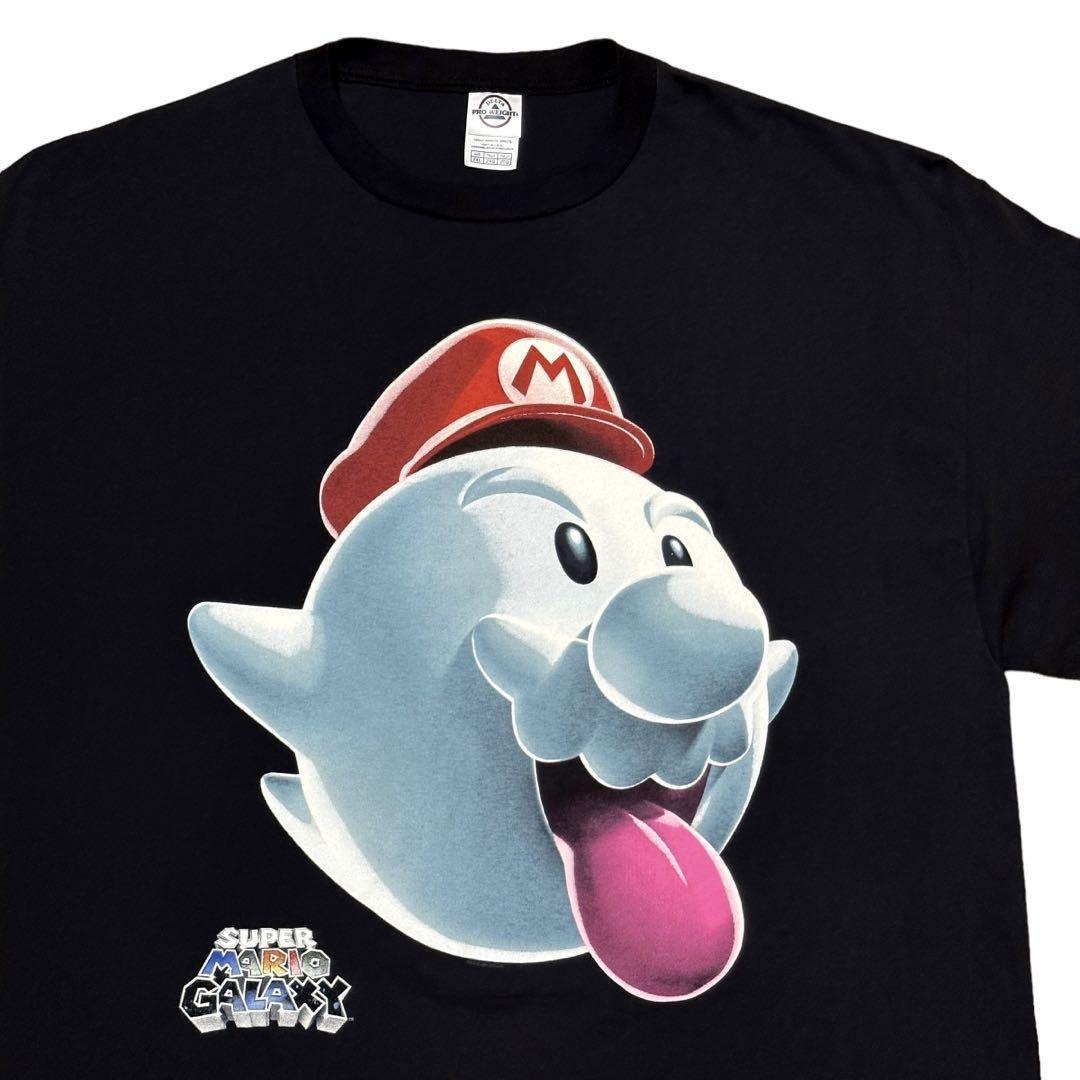 2XL 00's SUPER MARIO GALAXY オバケマリオ Tシャツ