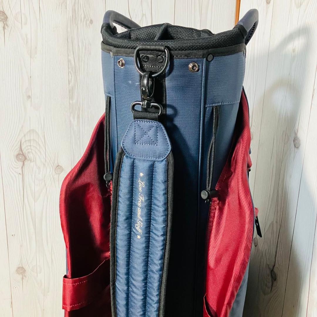 極美品 Titleist CART14 ネイビー 星条旗 キャディバッグ USA