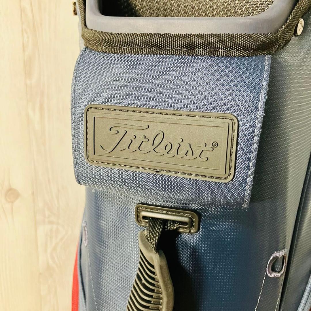 極美品 Titleist CART14 ネイビー 星条旗 キャディバッグ USA