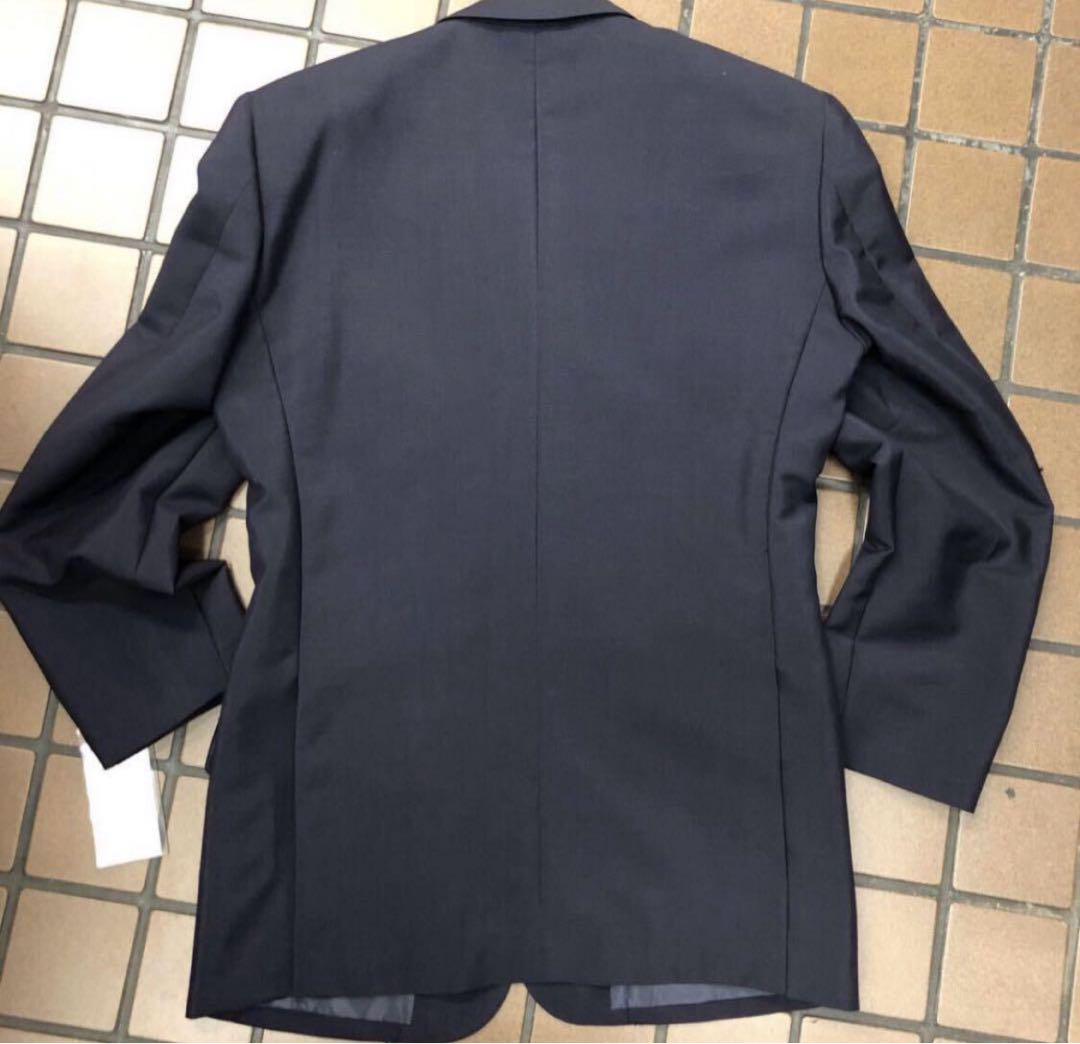 新品 AB4 S M メンズスーツ シングルスーツ 艶感 ネイビー セットアップ 新品 AB4 S M メンズスーツ シングルスーツ 艶感 ネイビー