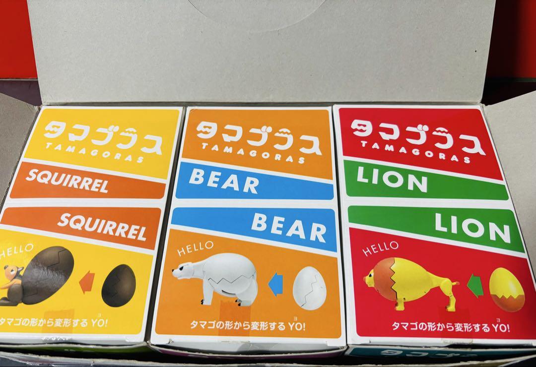 未使用 タマゴラス 熊 ライオン リス 18体 バンダイ