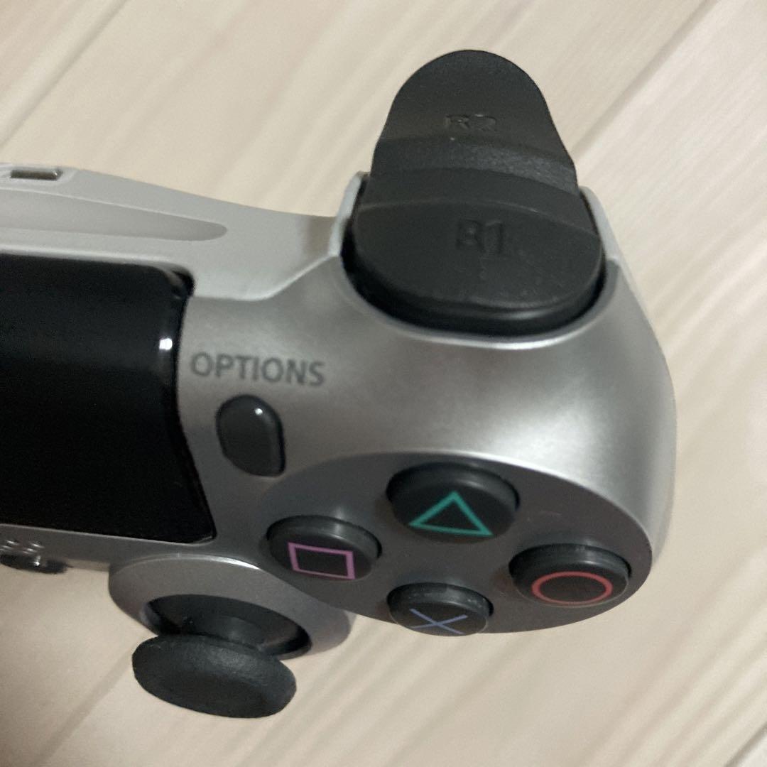 【中古】SONY PS4 純正 コントローラー DUALSHOCK 4 シルバー