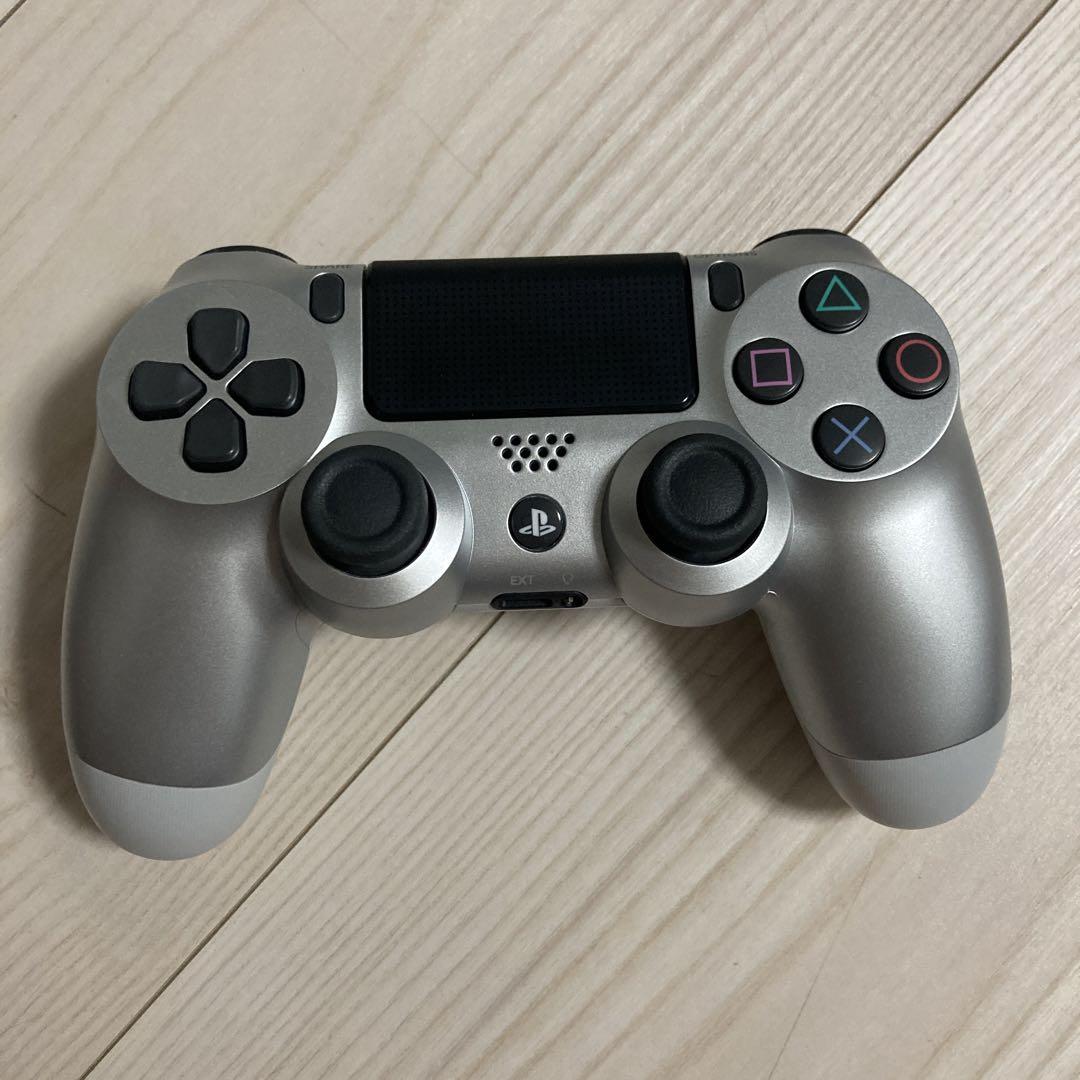 【中古】SONY PS4 純正 コントローラー DUALSHOCK 4 シルバー