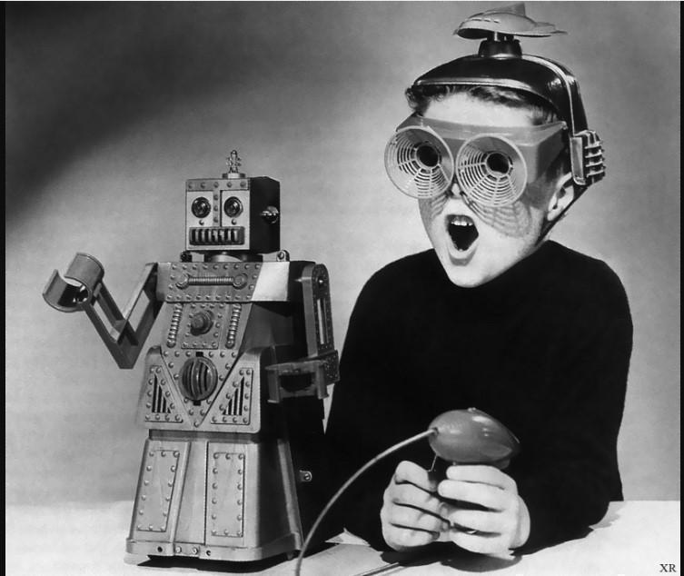 後期型 Robert the Robot 1950年代 ロボット 箱付き USA