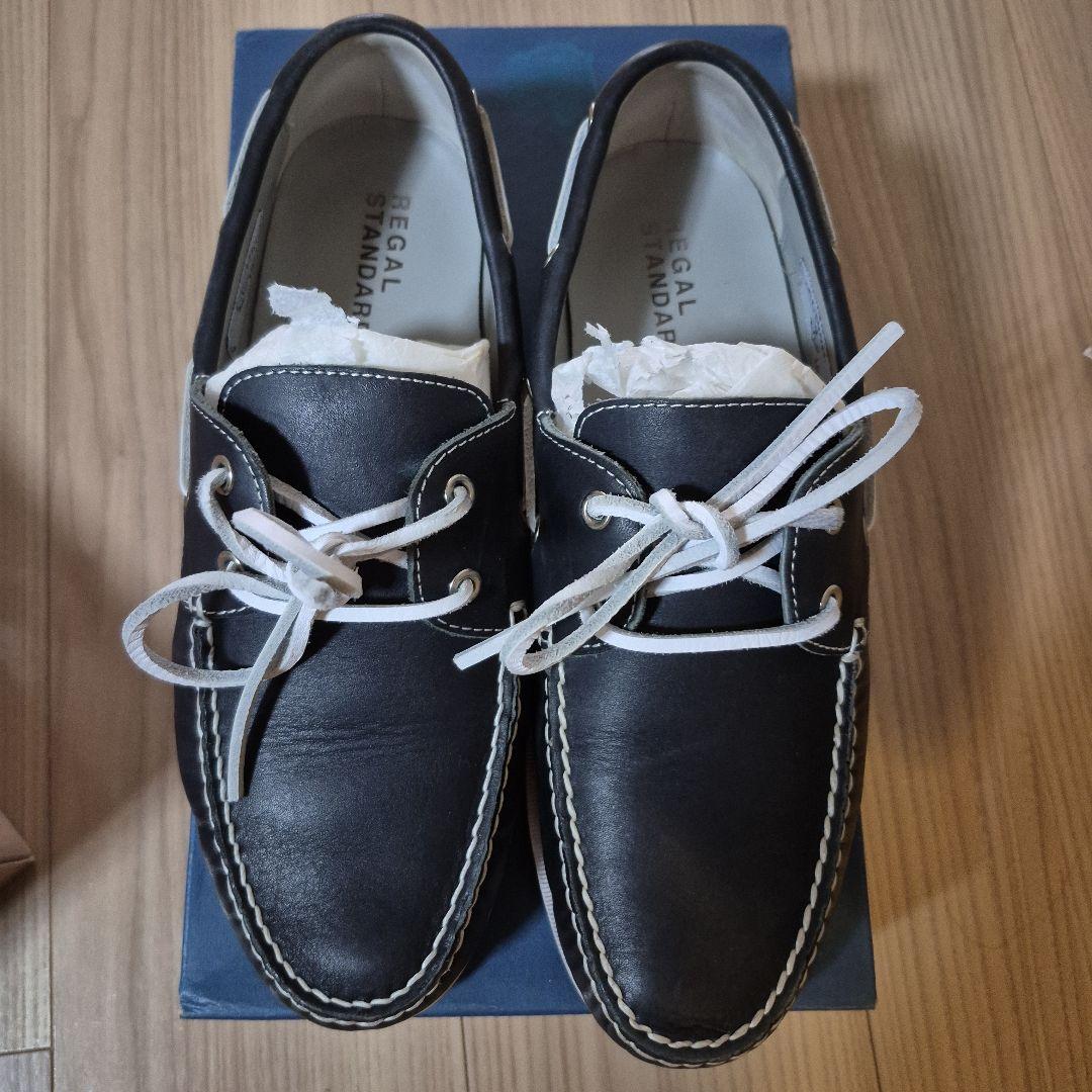 〖価格交渉可〗REGAL　デッキシューズ　554R”NAVY”　25cm