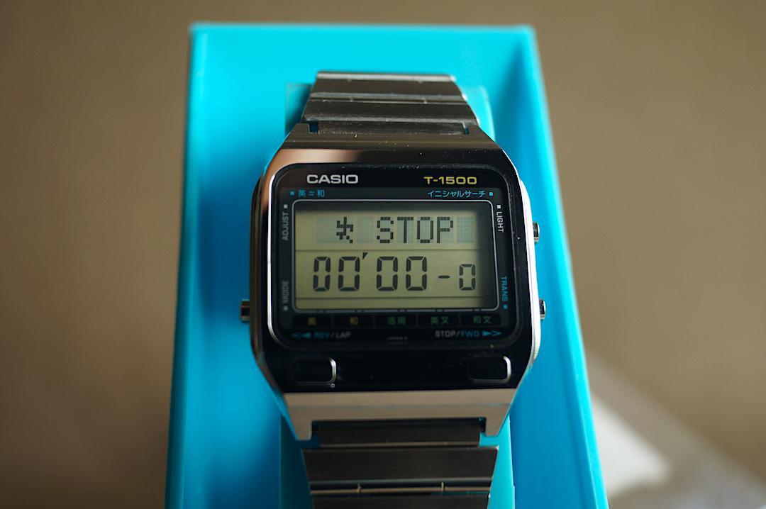 casio カシオ T-1500 動作品 1509 ヴィンテージ CASIO T1500 Vintage 80s Cheap Casio Digital Watch Working