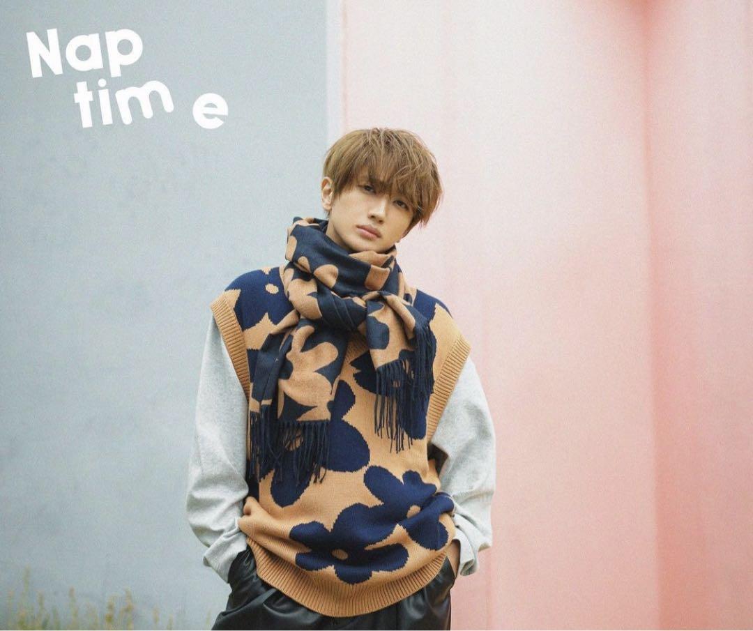 Nissy 西島隆弘 ナップタイム naptime. ニットベスト 花柄 Nissy 西島隆弘 ナップタイム naptime. ニットベスト 花柄