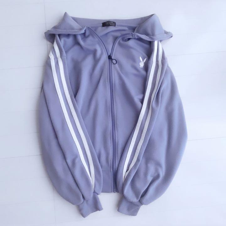 PLAYBOY bunny 水色 パーカー ジャージ サブカル 量産型 地雷