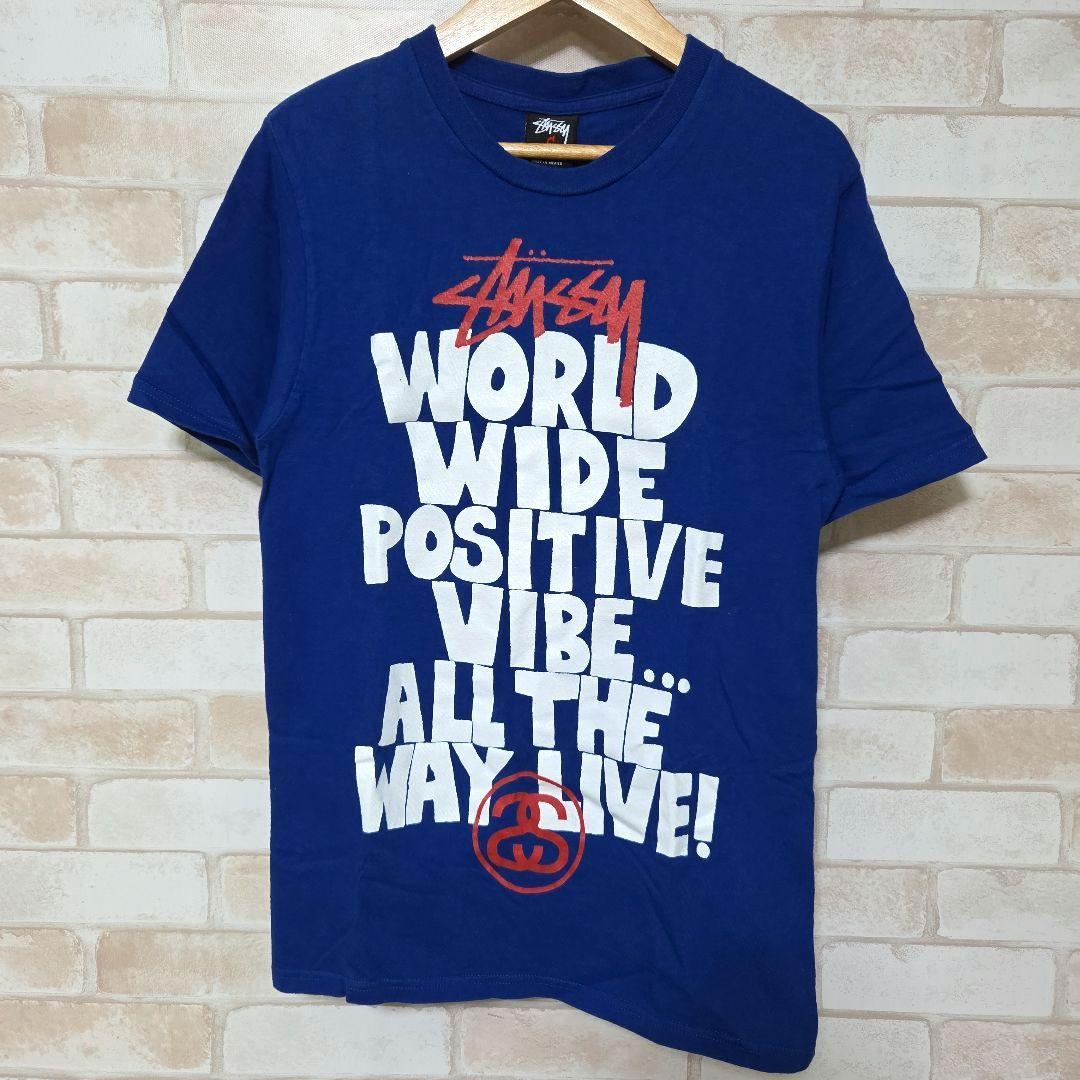 STUSSY ステューシー ワールドワイドイニシャルプリント Tシャツ