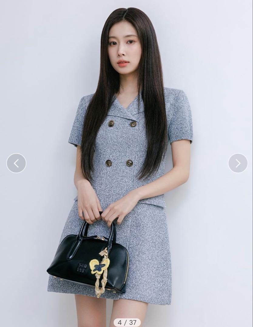 【SNIDEL】美品 トレンチニットワンピース