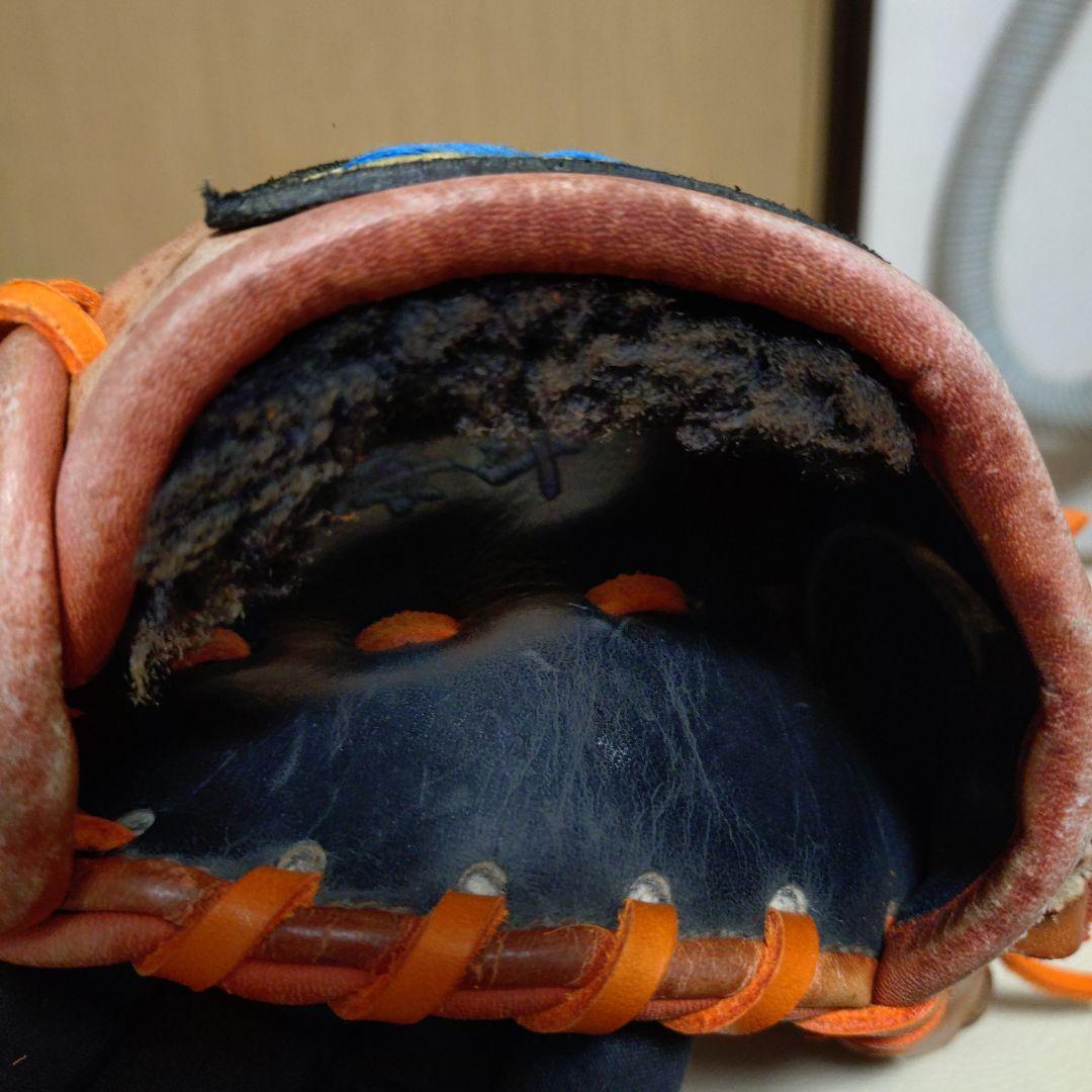 ミズノ　仁志敏久モデル　少年硬式用グローブ LLサイズ　レース交換 ミズノ 仁志敏久モデル 少年硬式用グローブ LLサイズ レース交換