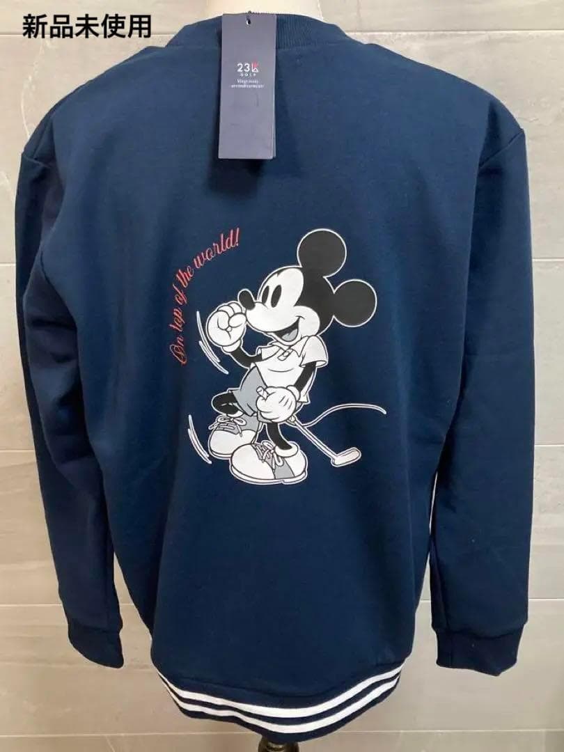 新品未使用タグ付き　23区　ゴルフ　ミッキー　ディズニー トレーナー　メンズLメンズウェア