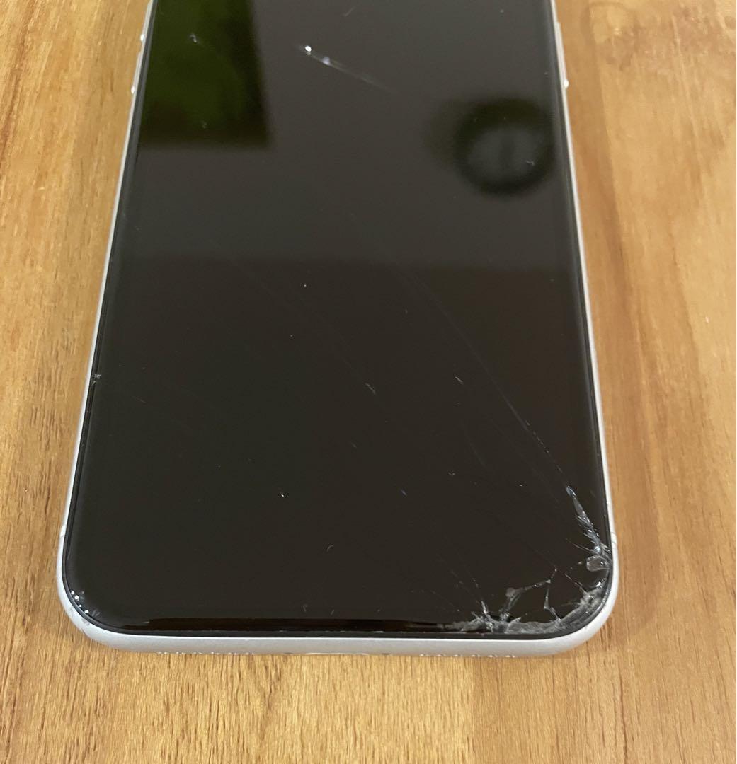 Apple iPhoneXR ホワイト 64GB ジャンク docomo SIM