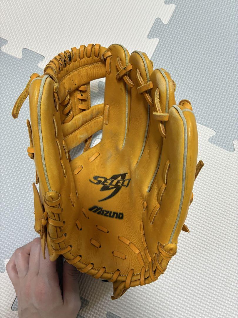 Mizuno セレクト 硬式野球グローブ オレンジ