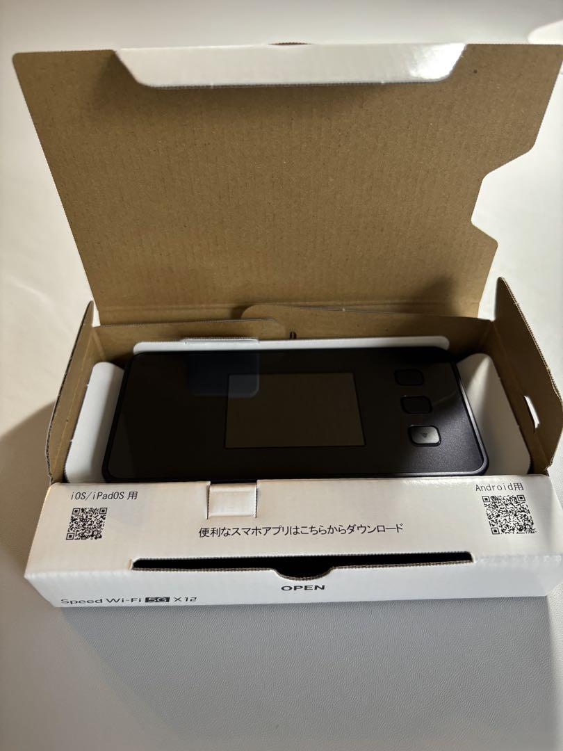 スピードワイハイ　Speed Wi-Fi 5G×12 2025年1月購入