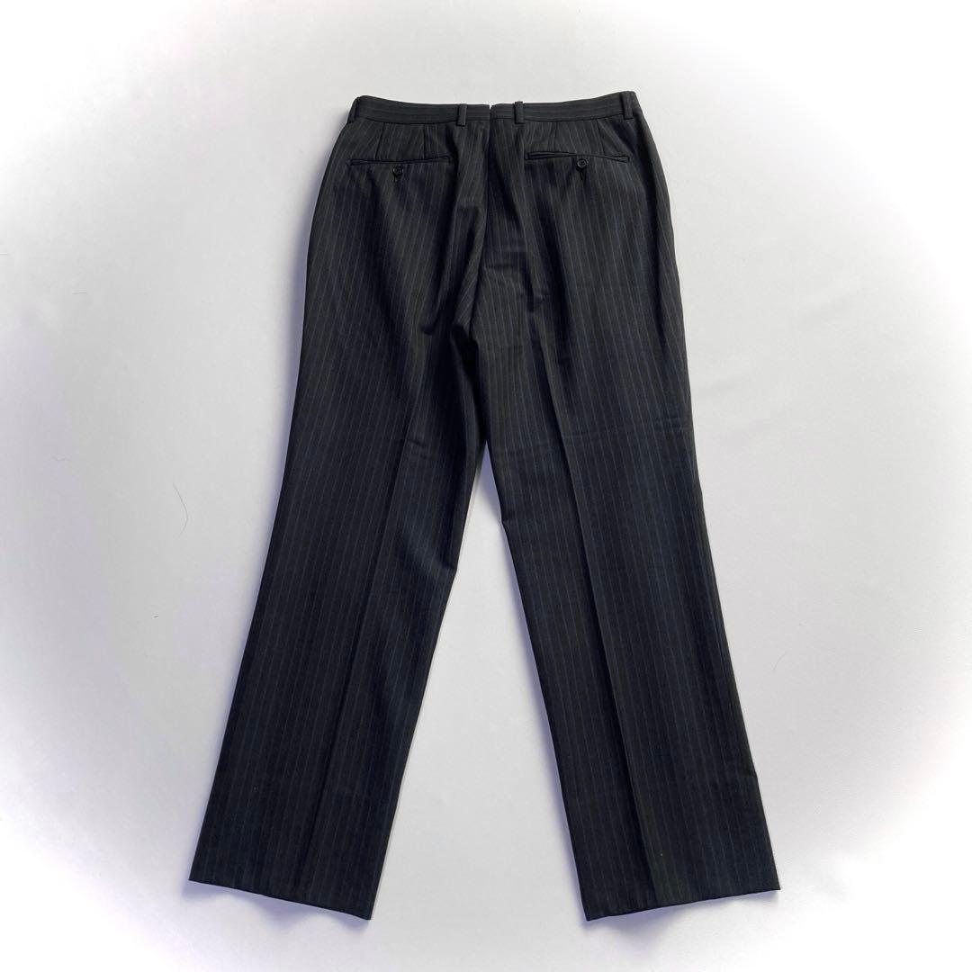 極上 リングジャケット スーツセットアップ ストライプ グレー系 46 M 極上 リングジャケット スーツセットアップ ストライプ グレー系 46 M