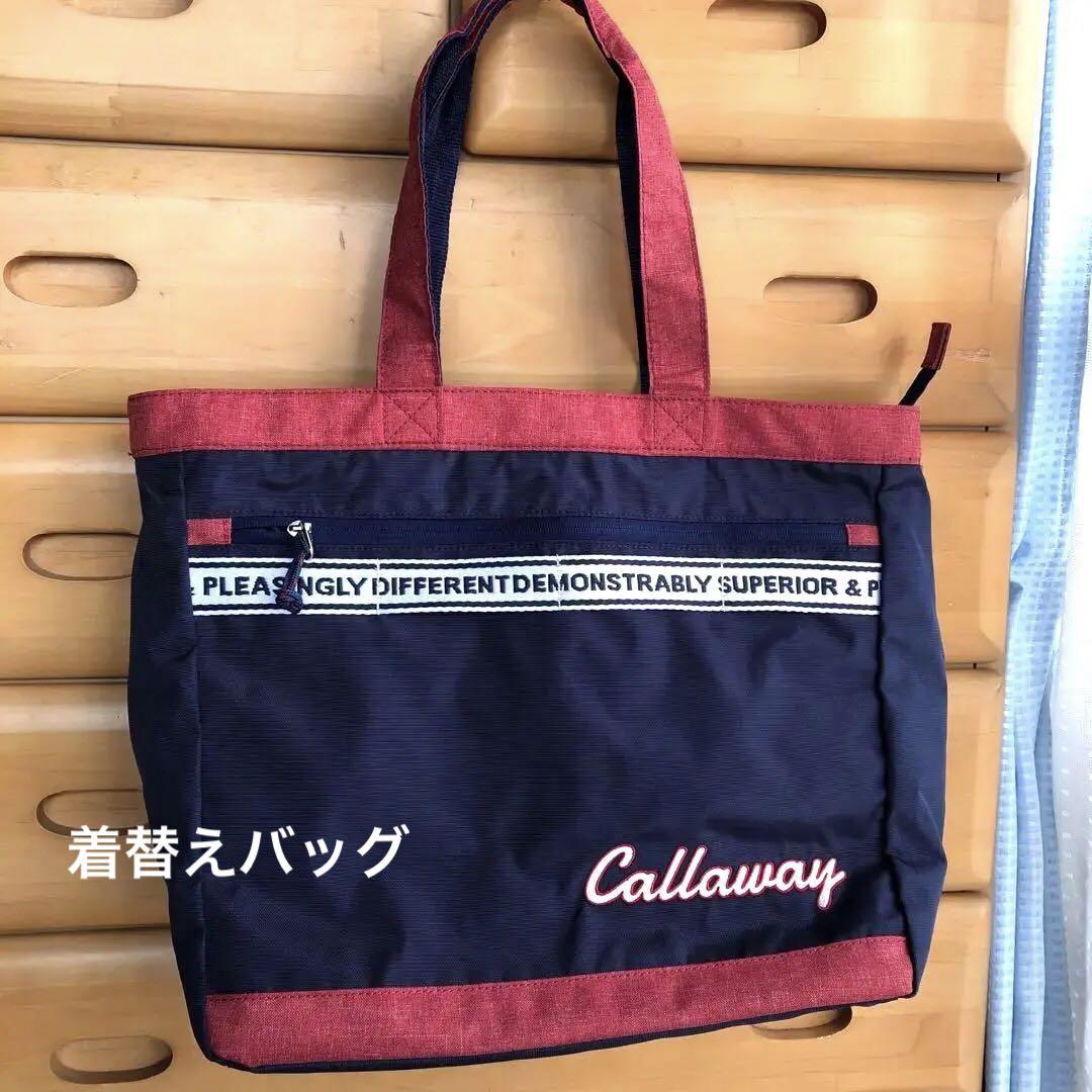 Callaway トートバッグセット ネイビー/レッド