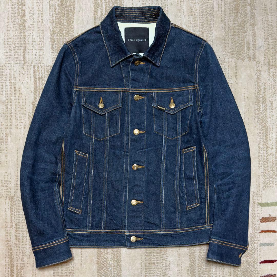 1PIU1UGUALE3 デニムジャケット MRB185 定価8万円M 1piu1uguale3