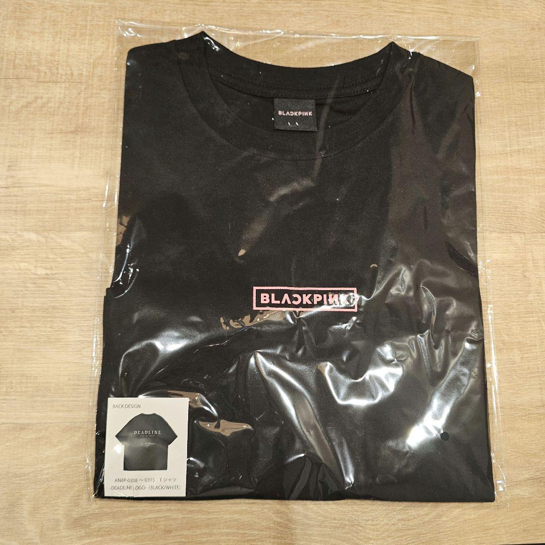 新品　BLACKPINK Tシャツ DEADLINE ショート丈Tシャツ　黒