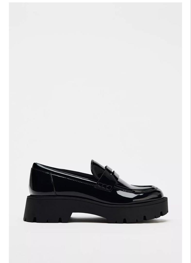ZARA トラックソールローファー 37サイズ