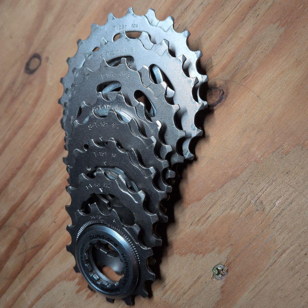 DURA-ACE 7400 8s 13-23T スプロケットSHIMANO BRIGHTFACE_UK