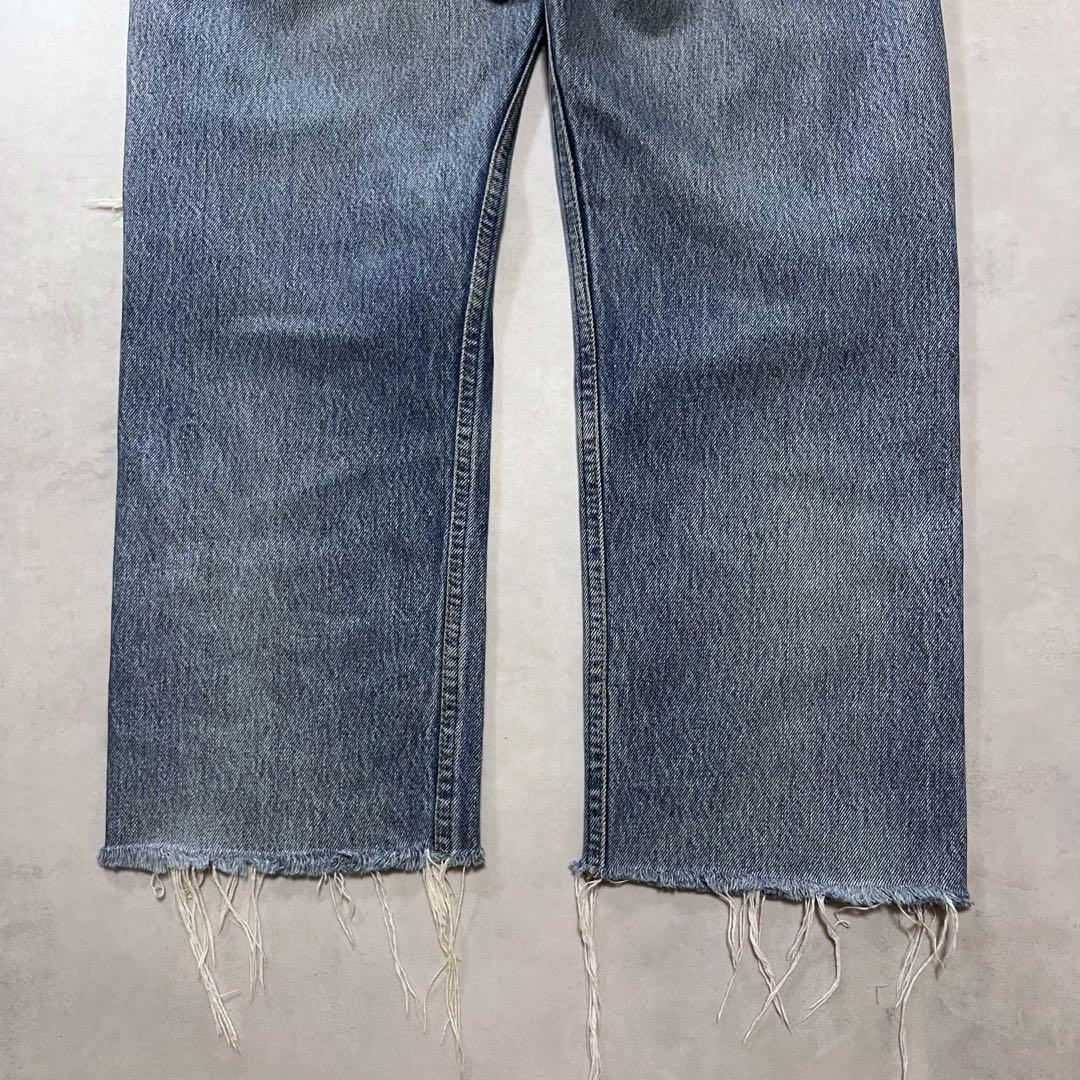 90s LEVI’S 501 グランジダメージデニム リーバイス 赤耳 BIGE