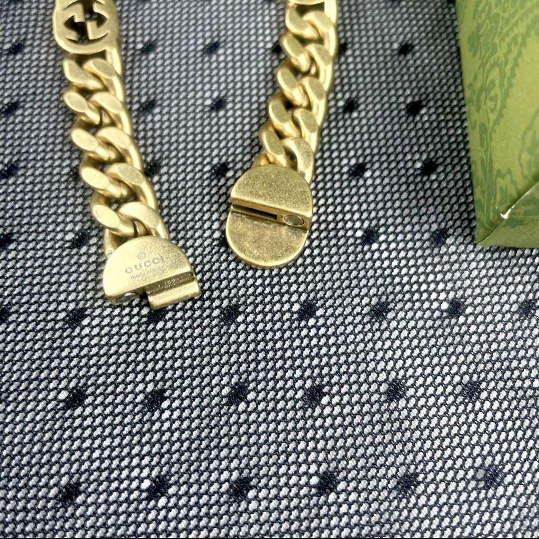 GUCCI グッチ インターロッキングG チェーン ブレスレット