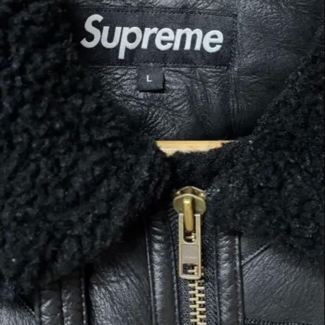 ジャケット・アウター Supreme Patchwork Shearling B-3 Jacket