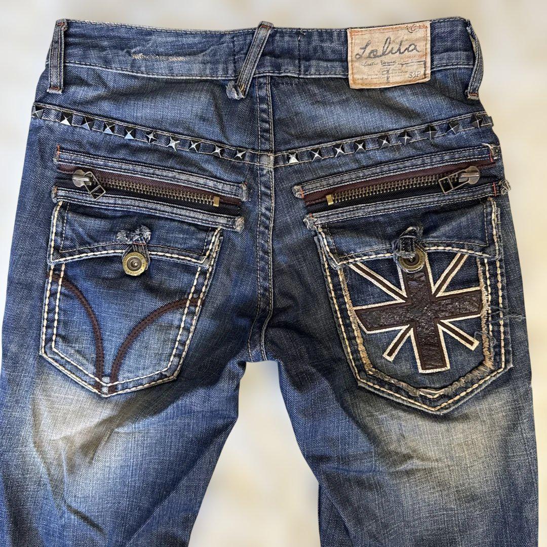 ロリータジーンズ LOLITA JEANS ユニセックス　スタッズ